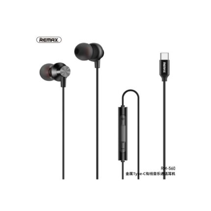 REMAX RM-560 Metal Wired Earphone for Type-C